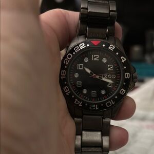 Men’s IZOD black w/smoke case and band 46mm